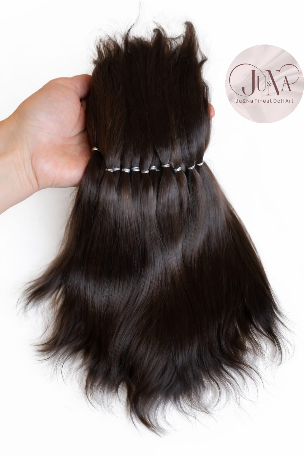 HQ Premium Mohair Black Brown