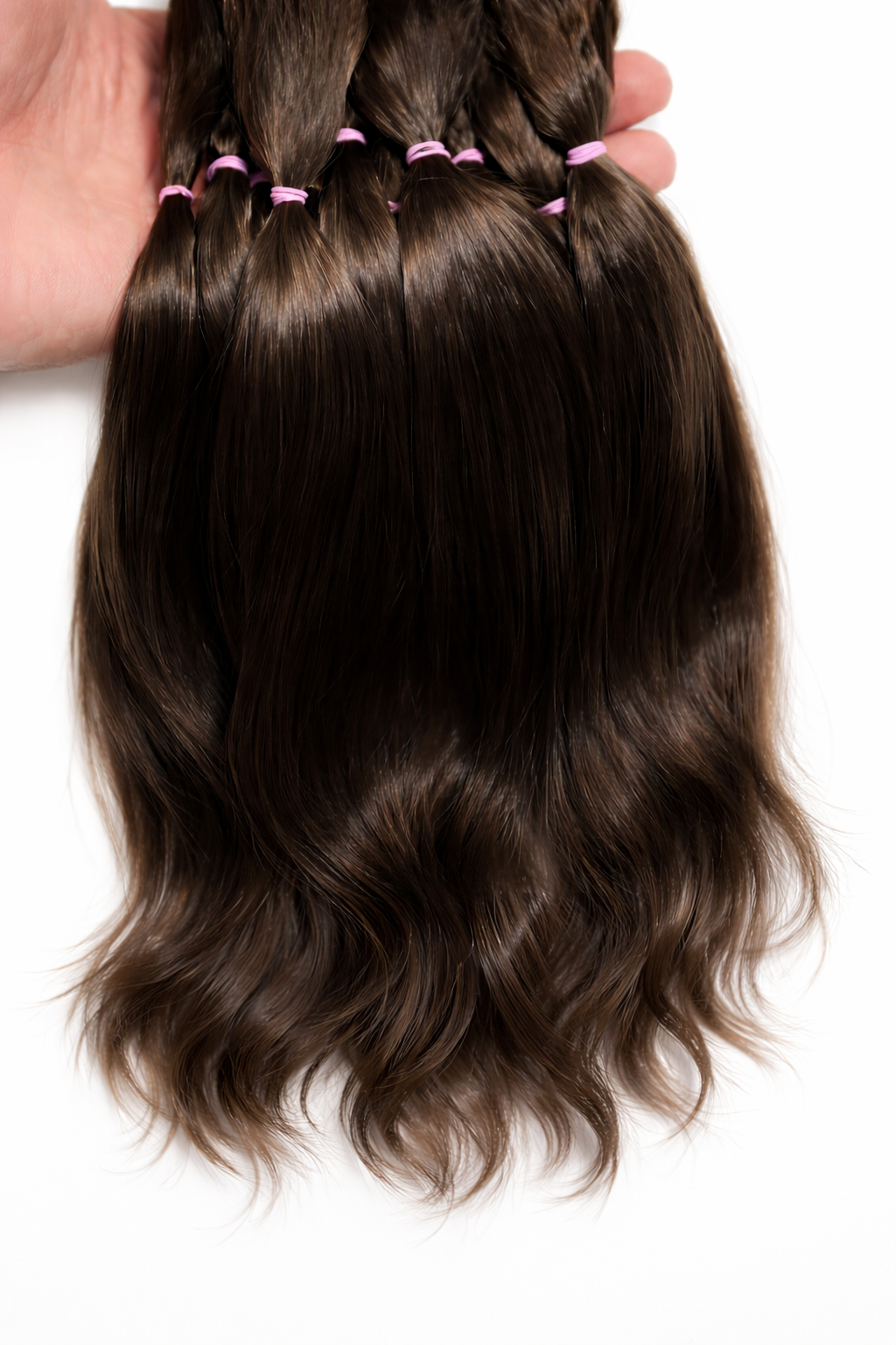 HQ Premium Mohair Dark Brown intensiv