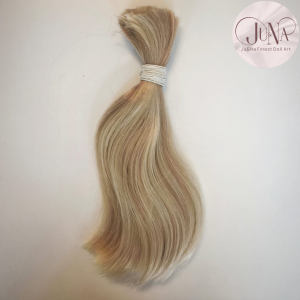 Human Hair Light Golden Blonde 21cm 55g