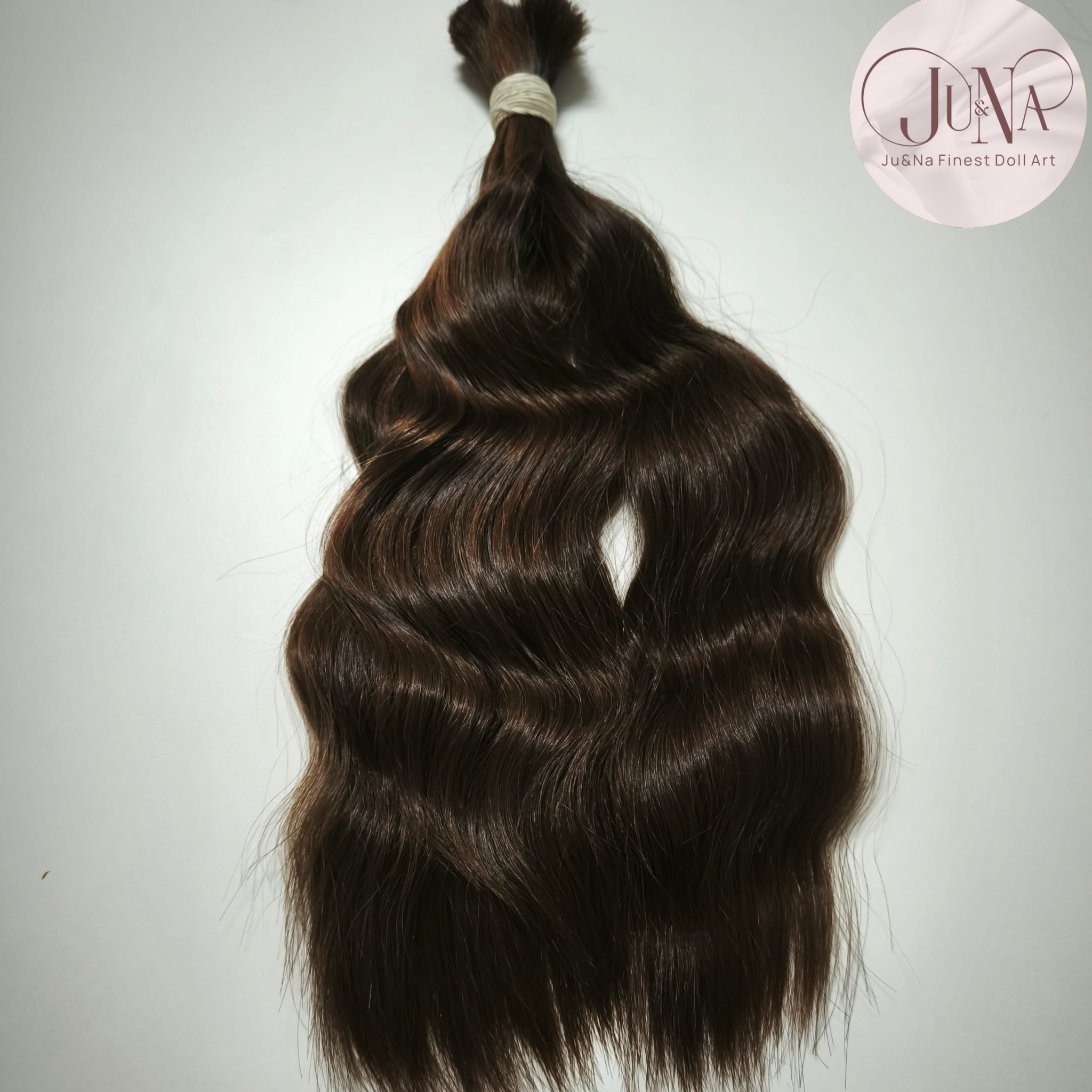 Human Hair Brown 30cm 56g