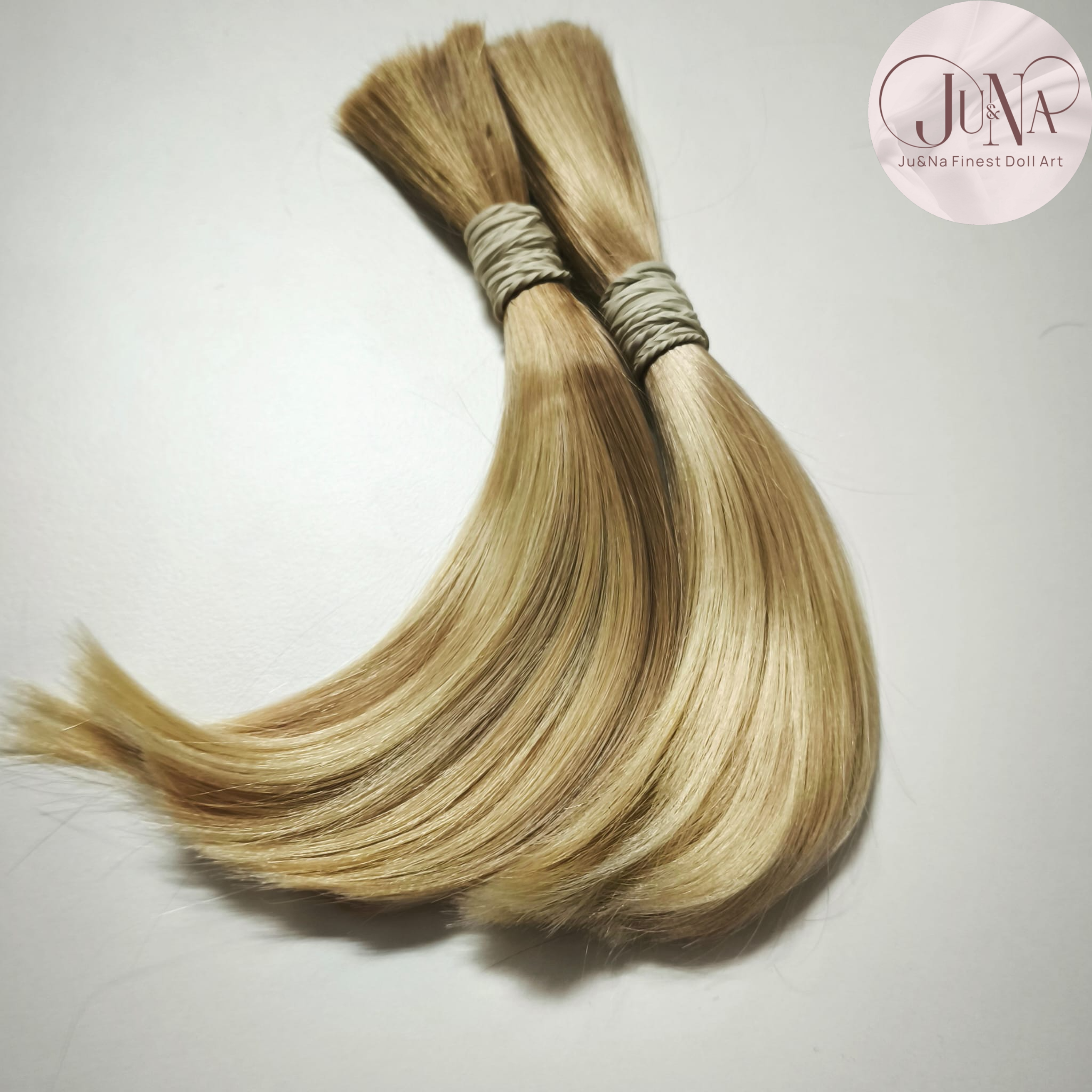 Human Hair Light Blonde 18cm 38g