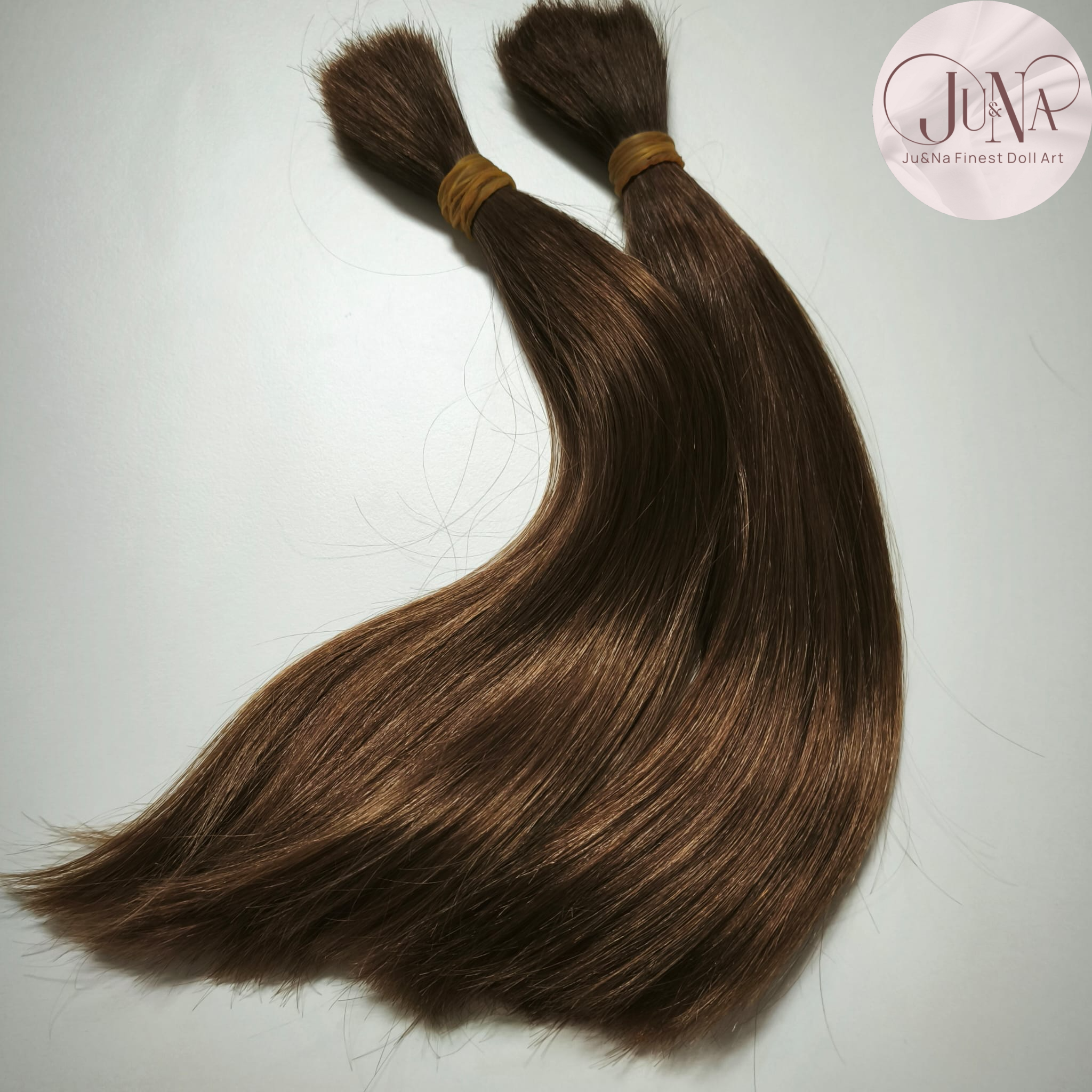 Human Hair Light Brown 27cm 83g