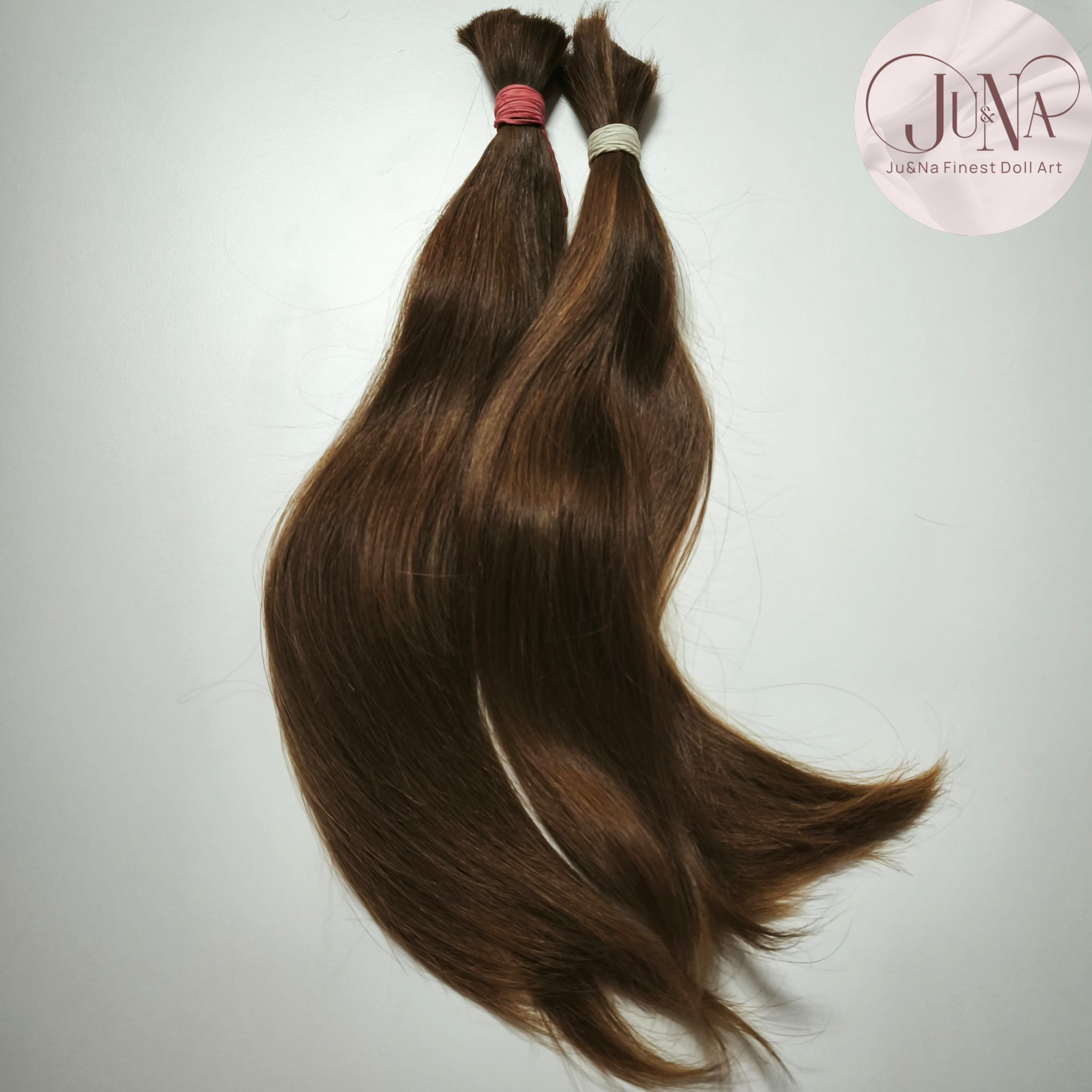 Human Hair Light Brown 30cm 100g