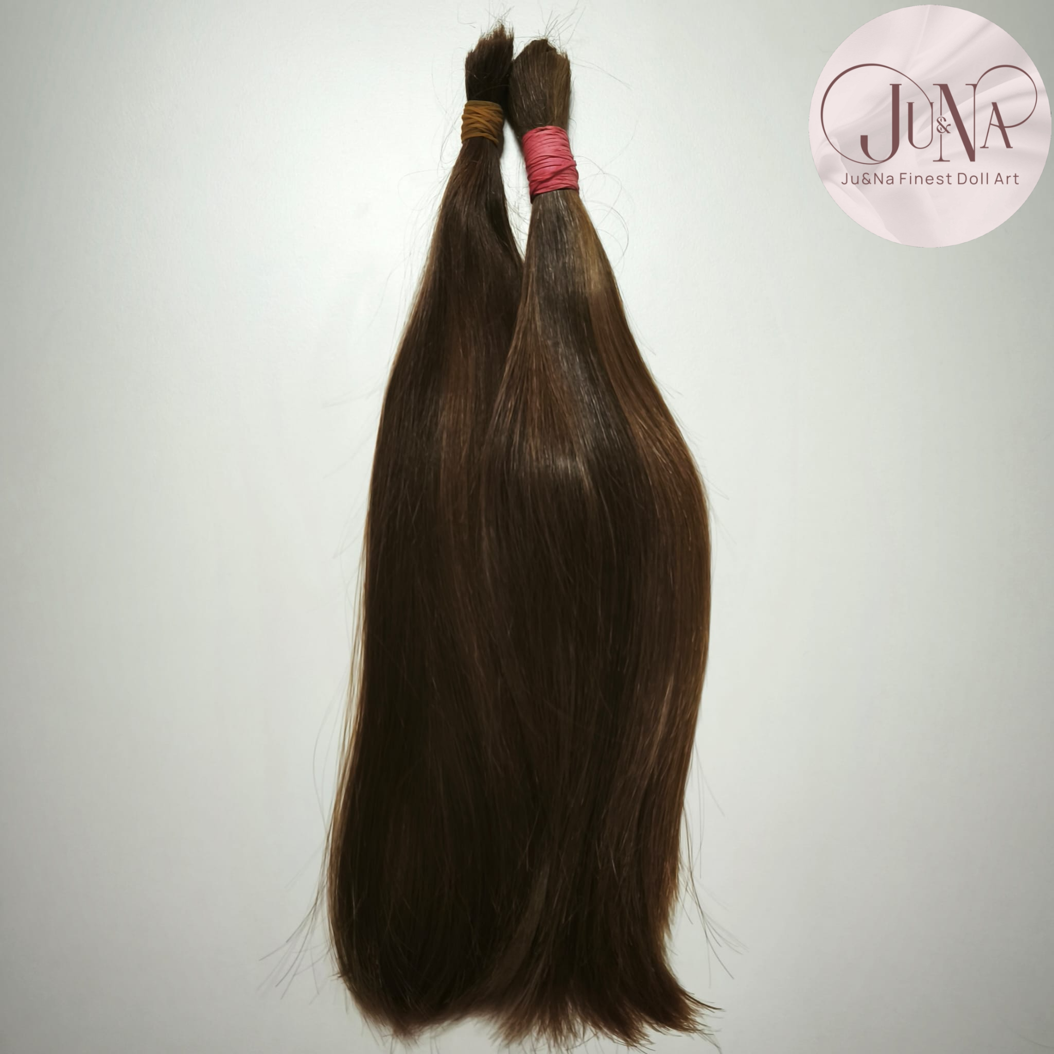 Human Hair Light Brown 32 cm 72g