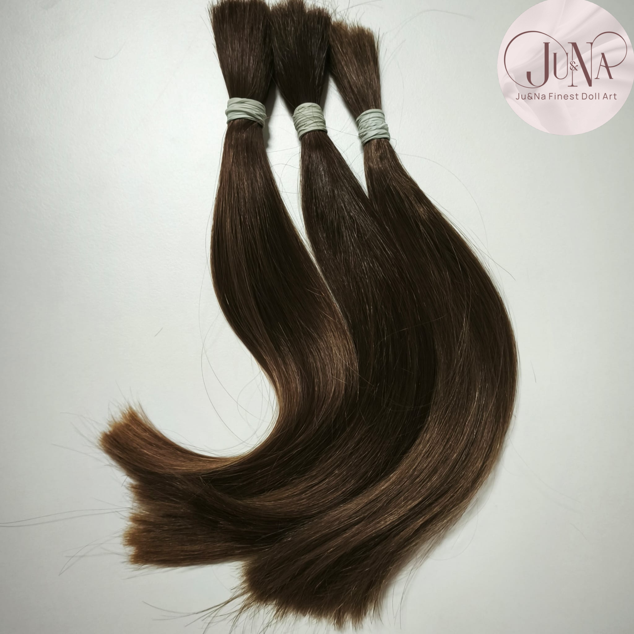 Human Hair Medium Brown 26cm 67g